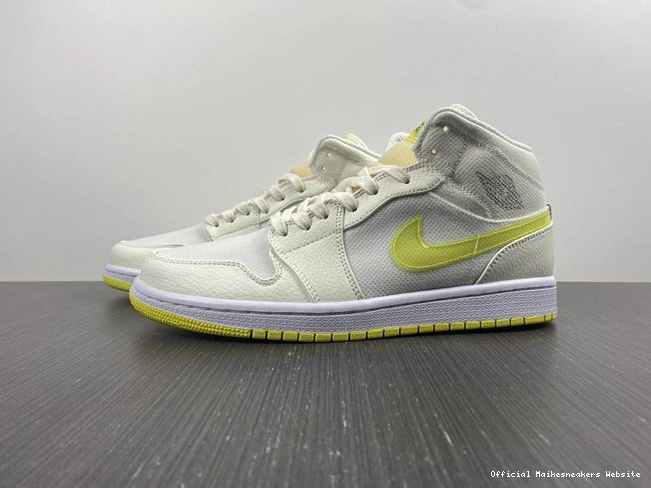 DB2822- Mid 3710 QuickDry Voltage Jordan1 SE Yellow 1015
